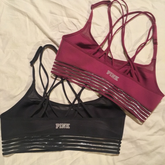 ❌SOLD❌NWOT PINK Sports Bra Set - Picture 3 of 4